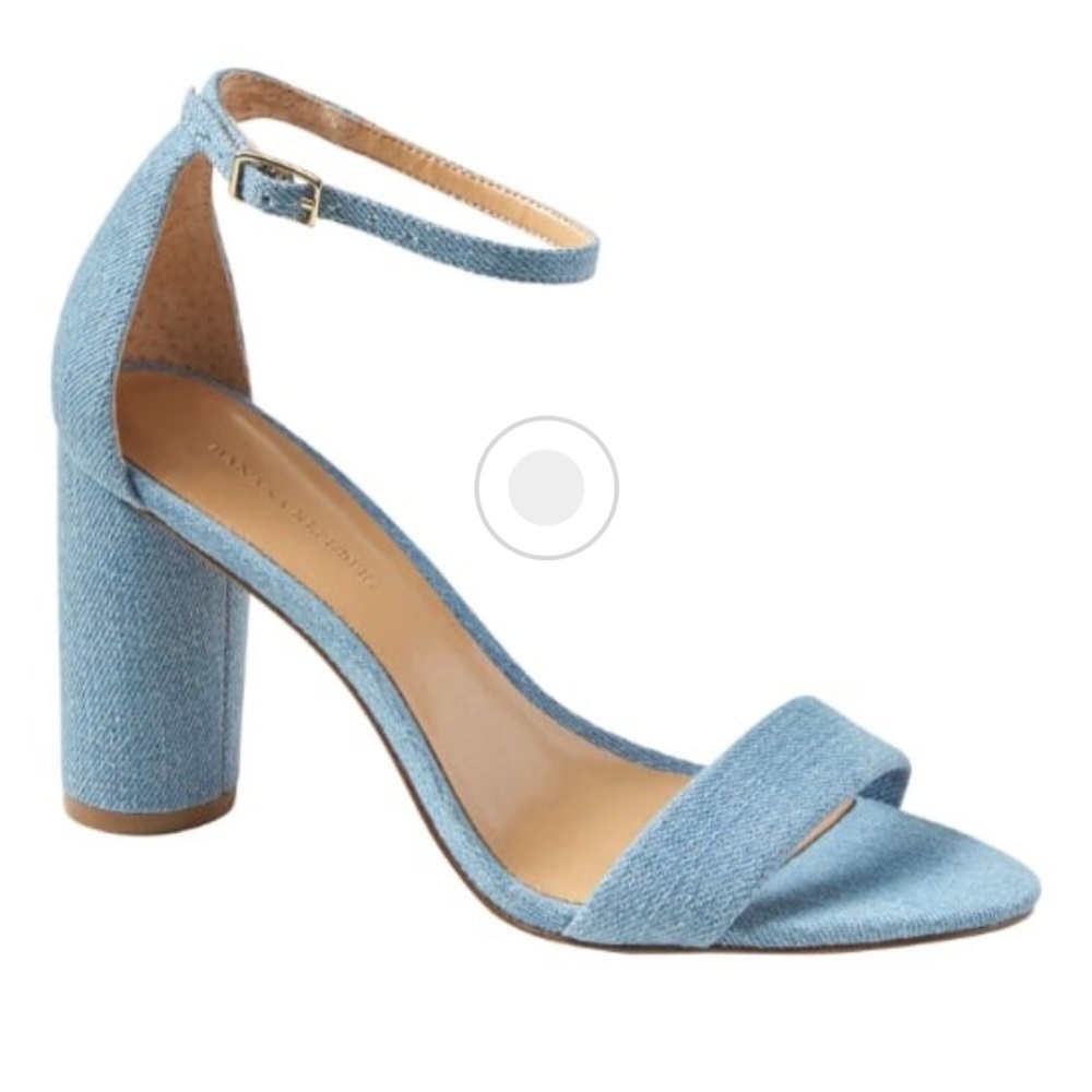 Banana Republic Denim Block Heel